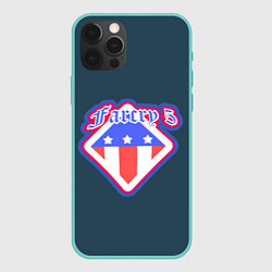 Чехол для iPhone 12 Pro Max Far Cry 5 Logo, цвет: 3D-мятный