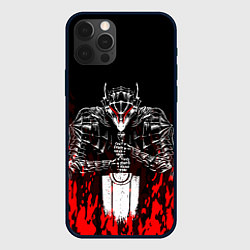 Чехол для iPhone 12 Pro Max BERSERK, цвет: 3D-черный