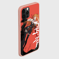 Чехол для iPhone 12 Pro Max Evangelion Asuka Langley, цвет: 3D-светло-розовый — фото 2