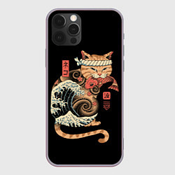 Чехол iPhone 12 Pro Max Cat Wave