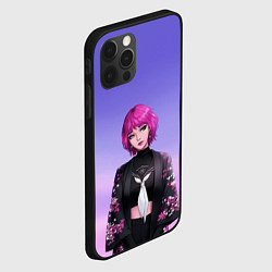 Чехол для iPhone 12 Pro Max ANIME GIRL, цвет: 3D-черный — фото 2