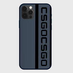 Чехол для iPhone 12 Pro Max CSGO, цвет: 3D-черный