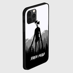 Чехол для iPhone 12 Pro Max SIREN HEAD DARK FOREST, цвет: 3D-черный — фото 2