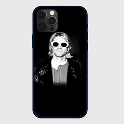 Чехол iPhone 12 Pro Max Курт Кобейн в Очках Nirvana