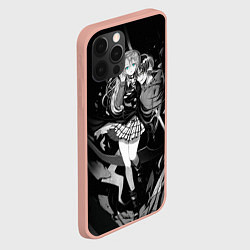 Чехол для iPhone 12 Pro Max Ангелы смерти, цвет: 3D-светло-розовый — фото 2