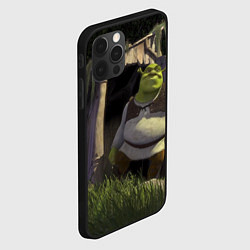 Чехол для iPhone 12 Pro Max Shrek: Somebody Once Told Me, цвет: 3D-черный — фото 2