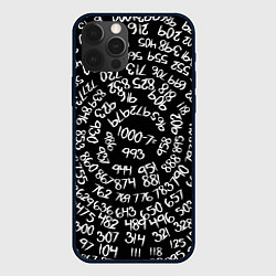 Чехол для iPhone 12 Pro Max 1000-7, цвет: 3D-черный