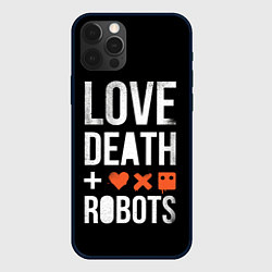 Чехол iPhone 12 Pro Max Love Death Robots