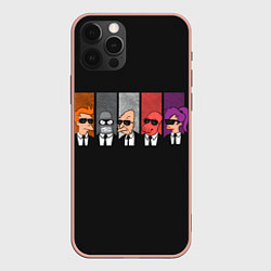 Чехол для iPhone 12 Pro Max Agents Futurama, цвет: 3D-светло-розовый