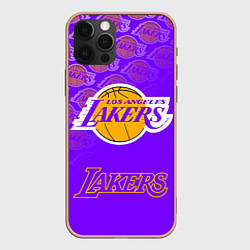 Чехол iPhone 12 Pro Max LOS ANGELES LAKERS ЛЕЙКЕРС