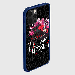 Чехол для iPhone 12 Pro Max Kakegurui Безумный азарт, цвет: 3D-тёмно-синий — фото 2