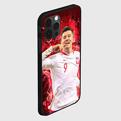 Чехол для iPhone 12 Pro Max Lewandowski Левандовски 9, цвет: 3D-черный — фото 2
