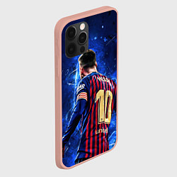 Чехол для iPhone 12 Pro Max Leo Messi Лео Месси 10, цвет: 3D-светло-розовый — фото 2