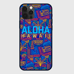 Чехол iPhone 12 Pro Max ALOHA HAWAII АЛОХА ГАВАЙИ