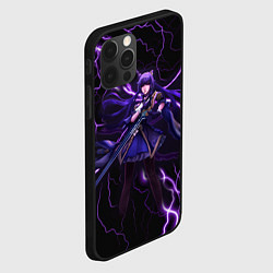 Чехол для iPhone 12 Pro Max Keqing Genshin Impact Молния, цвет: 3D-черный — фото 2
