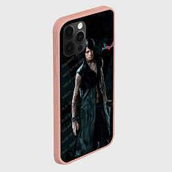 Чехол для iPhone 12 Pro Max V in DMC, цвет: 3D-светло-розовый — фото 2