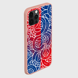 Чехол для iPhone 12 Pro Max ФК ПСЖ PARIS SAINT GERMAIN, цвет: 3D-светло-розовый — фото 2