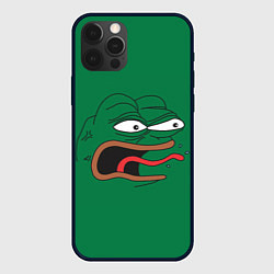 Чехол для iPhone 12 Pro Max Pepe skin, цвет: 3D-черный