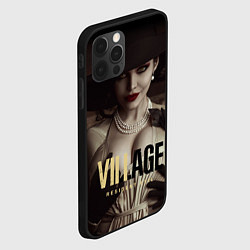 Чехол для iPhone 12 Pro Max Resident Evil Village Димитреску фан-косплей, цвет: 3D-черный — фото 2