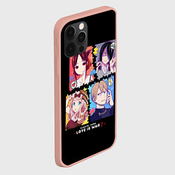 Чехол для iPhone 12 Pro Max Kaguya-sama Love Is War, цвет: 3D-светло-розовый — фото 2