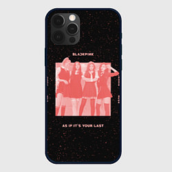 Чехол для iPhone 12 Pro Max Pink blank, цвет: 3D-черный