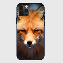 Чехол для iPhone 12 Pro Max Хитрая лисица, цвет: 3D-черный