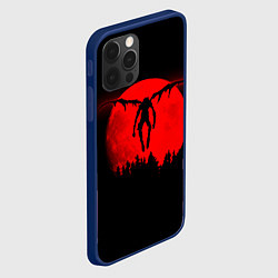 Чехол для iPhone 12 Pro Max Death Note Рюк силуэт, цвет: 3D-тёмно-синий — фото 2