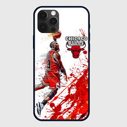 Чехол iPhone 12 Pro Max CHICAGO BULLS 9