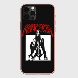 Чехол для iPhone 12 Pro Max Maneskin Rock Band, цвет: 3D-светло-розовый