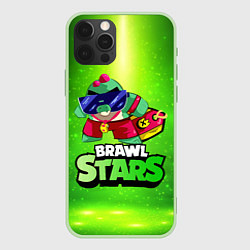 Чехол для iPhone 12 Pro Max Плохиш Базз Buzz Brawl Stars, цвет: 3D-салатовый