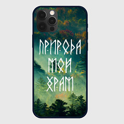 Чехол iPhone 12 Pro Max ПРИРОДА МОЙ ХРАМ Z