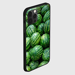 Чехол для iPhone 12 Pro Max Арбузы, цвет: 3D-черный — фото 2