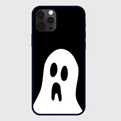 Чехол для iPhone 12 Pro Max Привидение, цвет: 3D-черный