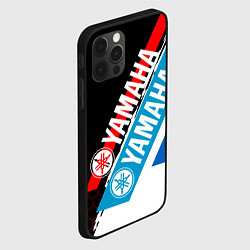 Чехол для iPhone 12 Pro Max YAMAHA ЯМАХА МОТОСПОРТ, цвет: 3D-черный — фото 2