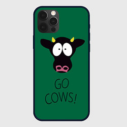 Чехол iPhone 12 Pro Max Go Cows