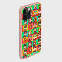 Чехол для iPhone 12 Pro Max Аниме Южный парк, цвет: 3D-светло-розовый — фото 2