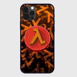 Чехол iPhone 12 Pro Max ЛОГО КНОПКА HALF-LIFE Z