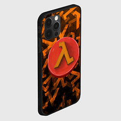 Чехол для iPhone 12 Pro Max ЛОГО КНОПКА HALF-LIFE Z, цвет: 3D-черный — фото 2