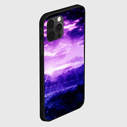 Чехол для iPhone 12 Pro Max ФИОЛЕТОВЫЙ РАЙ, цвет: 3D-черный — фото 2