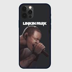 Чехол для iPhone 12 Pro Max LINKIN PARK ЛИНКИН ПАРК Z, цвет: 3D-черный