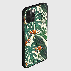 Чехол для iPhone 12 Pro Max Тропический паттерн, цвет: 3D-черный — фото 2