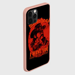 Чехол для iPhone 12 Pro Max Ты нужен армии метала, цвет: 3D-светло-розовый — фото 2