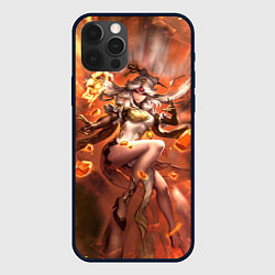 Чехол для iPhone 12 Pro Max Элементаль Genshin Impact Геншин Импакт Z, цвет: 3D-черный