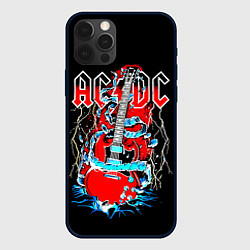 Чехол iPhone 12 Pro Max ACDC гитара