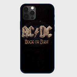 Чехол iPhone 12 Pro Max ACDC Rock or Bust
