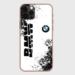 Чехол iPhone 12 Pro Max BMW БМВ РАЗРЕЗАННОЕ ЛОГО