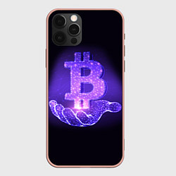 Чехол iPhone 12 Pro Max BITCOIN IN HAND БИТКОИН