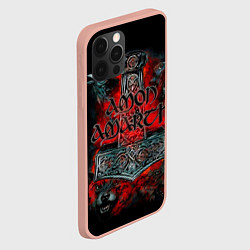 Чехол для iPhone 12 Pro Max Amon Amarth, цвет: 3D-светло-розовый — фото 2