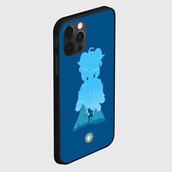 Чехол для iPhone 12 Pro Max ГАНЬ ЮЙ GANYU ГЕНШИН, цвет: 3D-черный — фото 2
