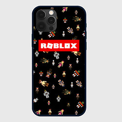 Чехол для iPhone 12 Pro Max ROBLOX PATTERN РОБЛОКС Z, цвет: 3D-черный